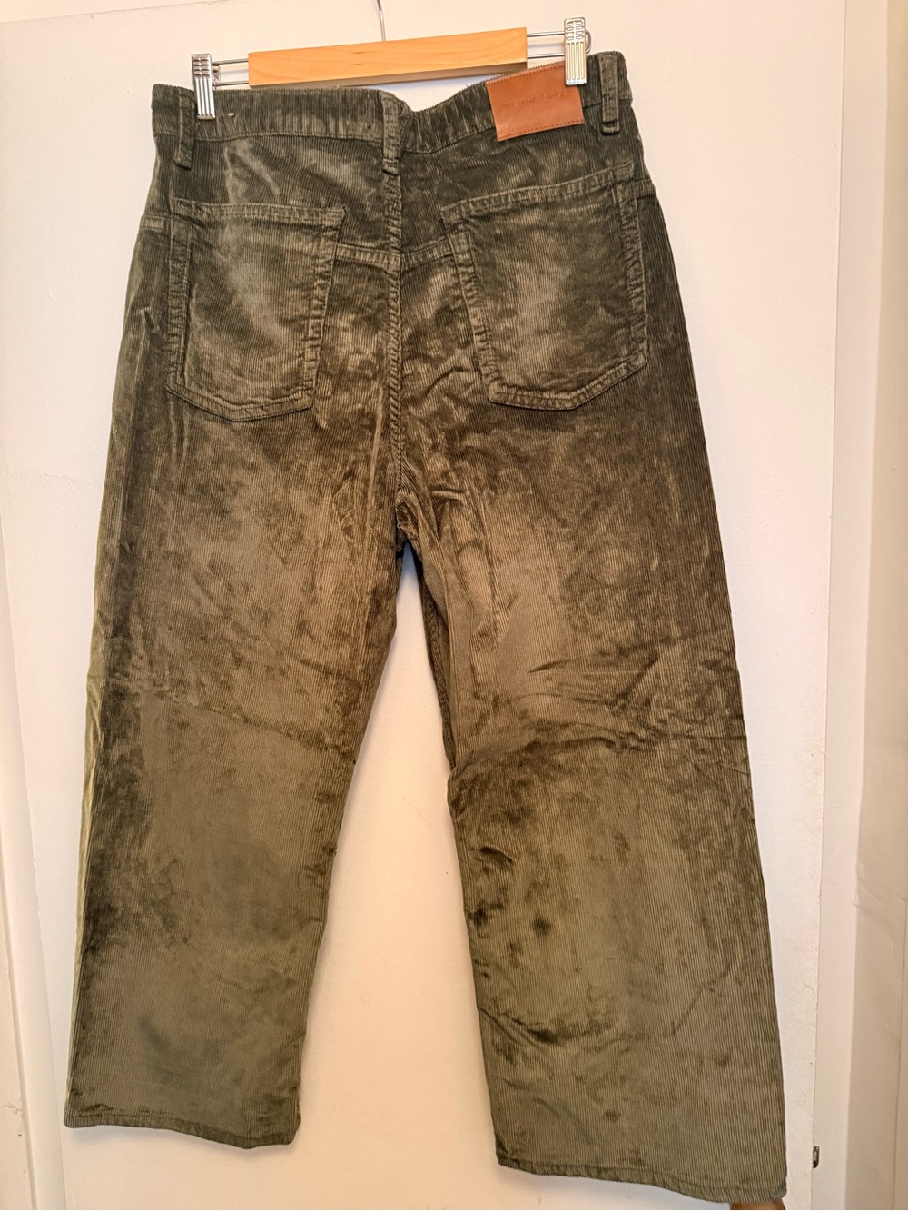 We The Free Olive Corduroy Straight-Leg Pants - Picture 2 of 3